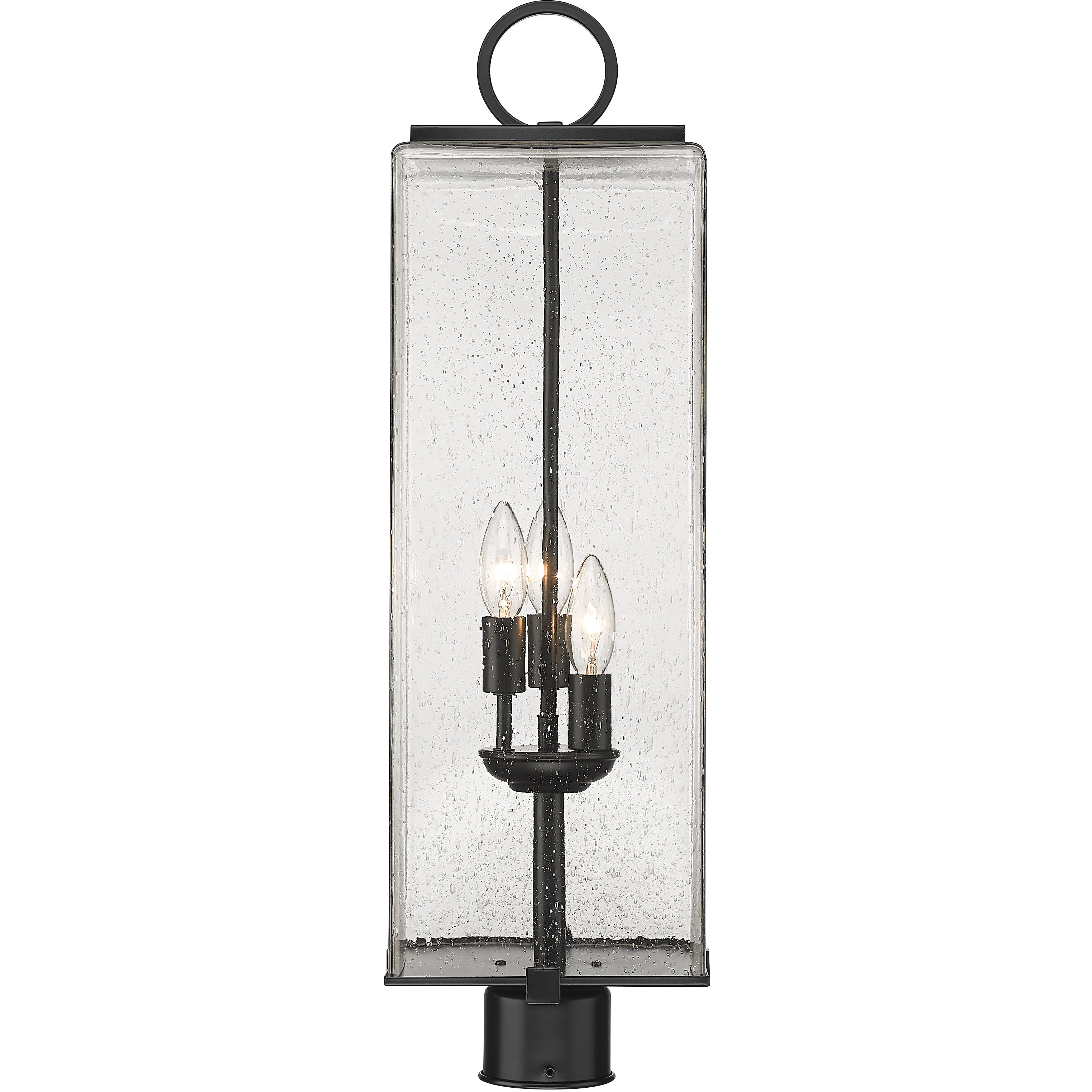 Z-Lite 592PHBR-BK Sana 3 Light 26.5 inch Black Outdoor Post Mount Fixture