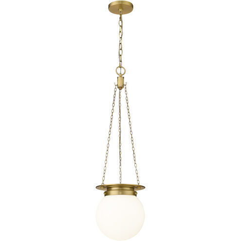 Calhoun 1 Light 9 inch Heritage Brass Pendant Ceiling Light