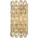 Dealey 2 Light 6.75 inch Heirloom Brass Wall Sconce Wall Light