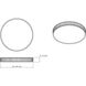 Madison LED 20.5 inch Brushed Nickel Flush Mount Ceiling Light