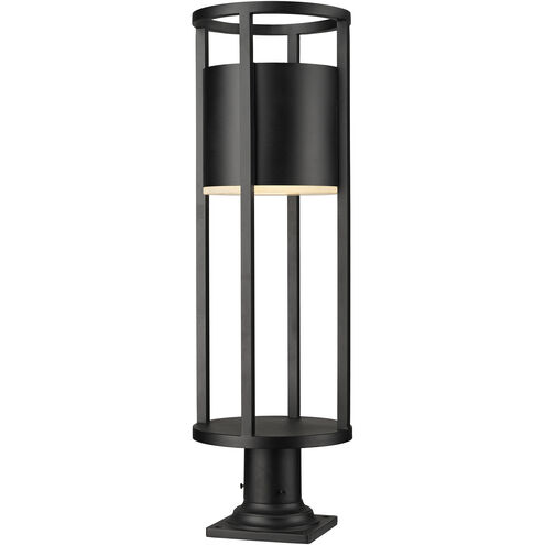 Luca LED 30 inch Black Outdoor Pier Mounted Fixture