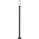 Sana 2 Light 114 inch Black Outdoor Post Mounted Fixture