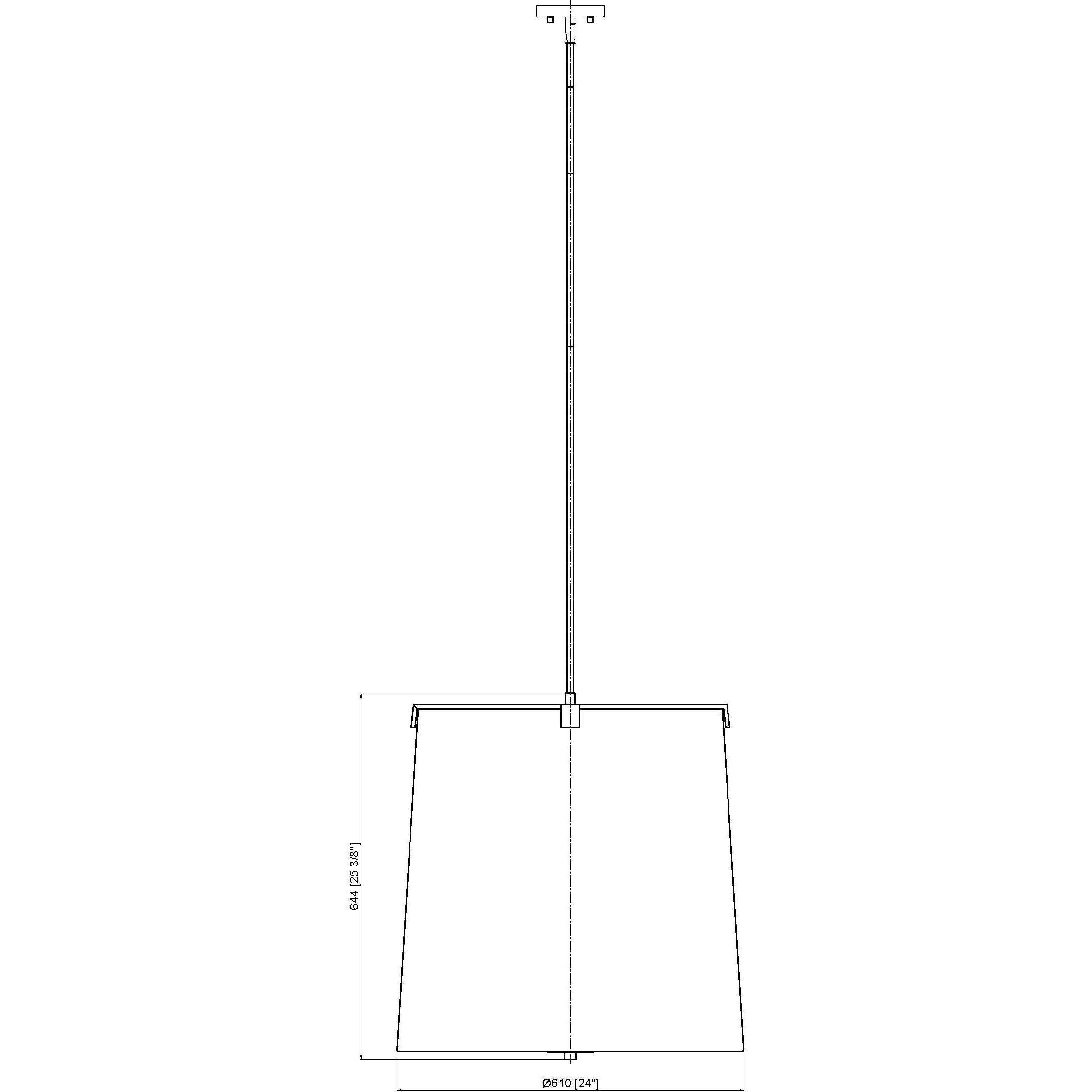 Weston 6 Light 24 inch Modern Gold Pendant Ceiling Light