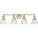Auden 4 Light 31.75 inch Bathroom Vanity Light
