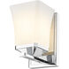 Darcy 1 Light 5 inch Chrome Wall Sconce Wall Light