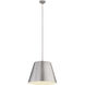 Lilly 1 Light 24 inch Brushed Nickel Pendant Ceiling Light