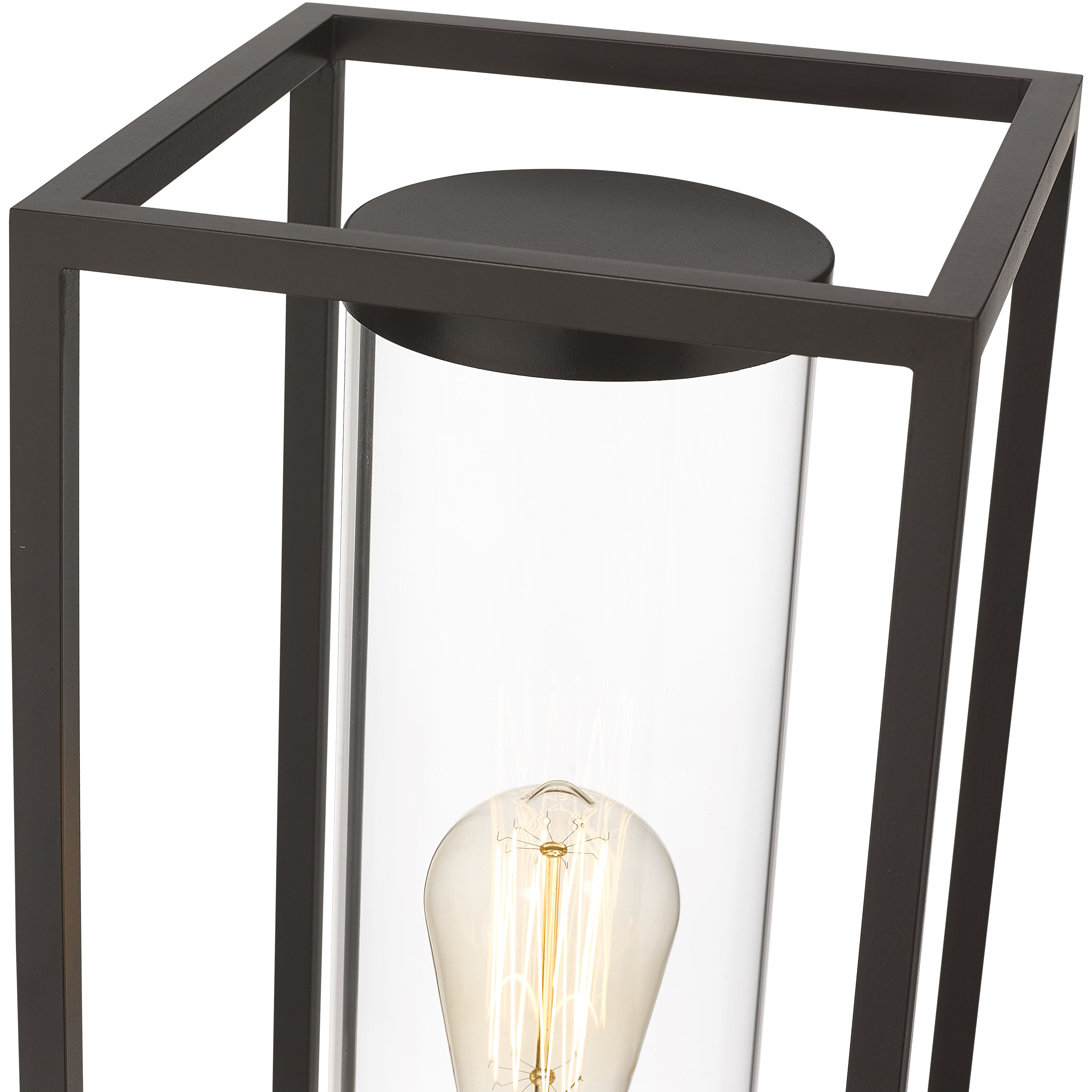 Dunbroch 1 Light 21.75 inch Deep Bronze and Outdoor Brass Outdoor Post Mount Fixture