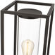 Dunbroch 1 Light 21.75 inch Deep Bronze and Outdoor Brass Outdoor Post Mount Fixture
