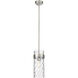 Fontaine 1 Light 6.25 inch Brushed Nickel Pendant Ceiling Light
