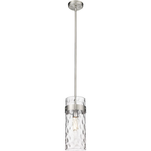 Fontaine 1 Light 6.25 inch Brushed Nickel Pendant Ceiling Light