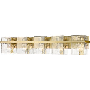 Bennington 5 Light 36.25 inch Modern Gold Vanity Wall Light