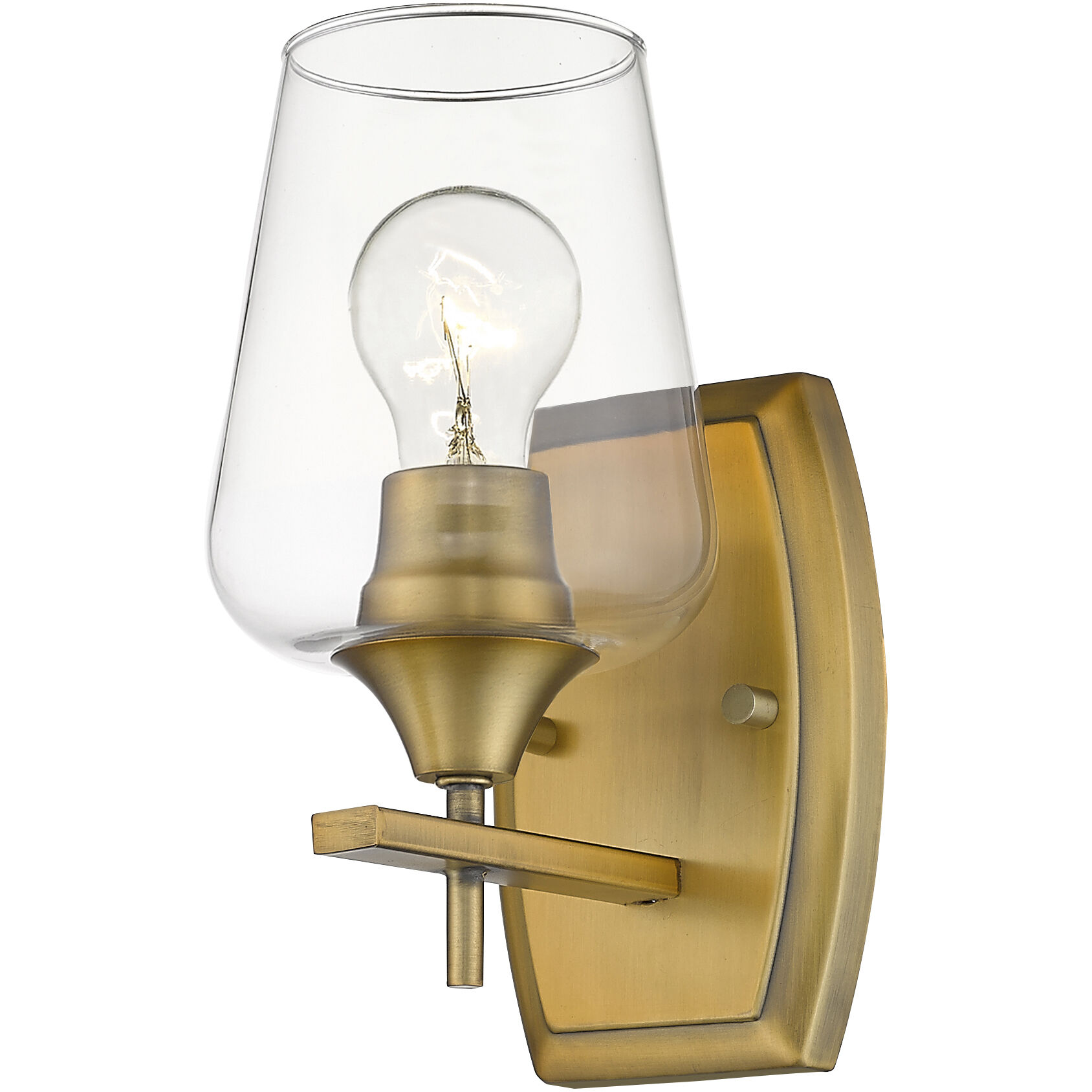 Joliet 1 Light 5 inch Olde Brass Wall Sconce Wall Light