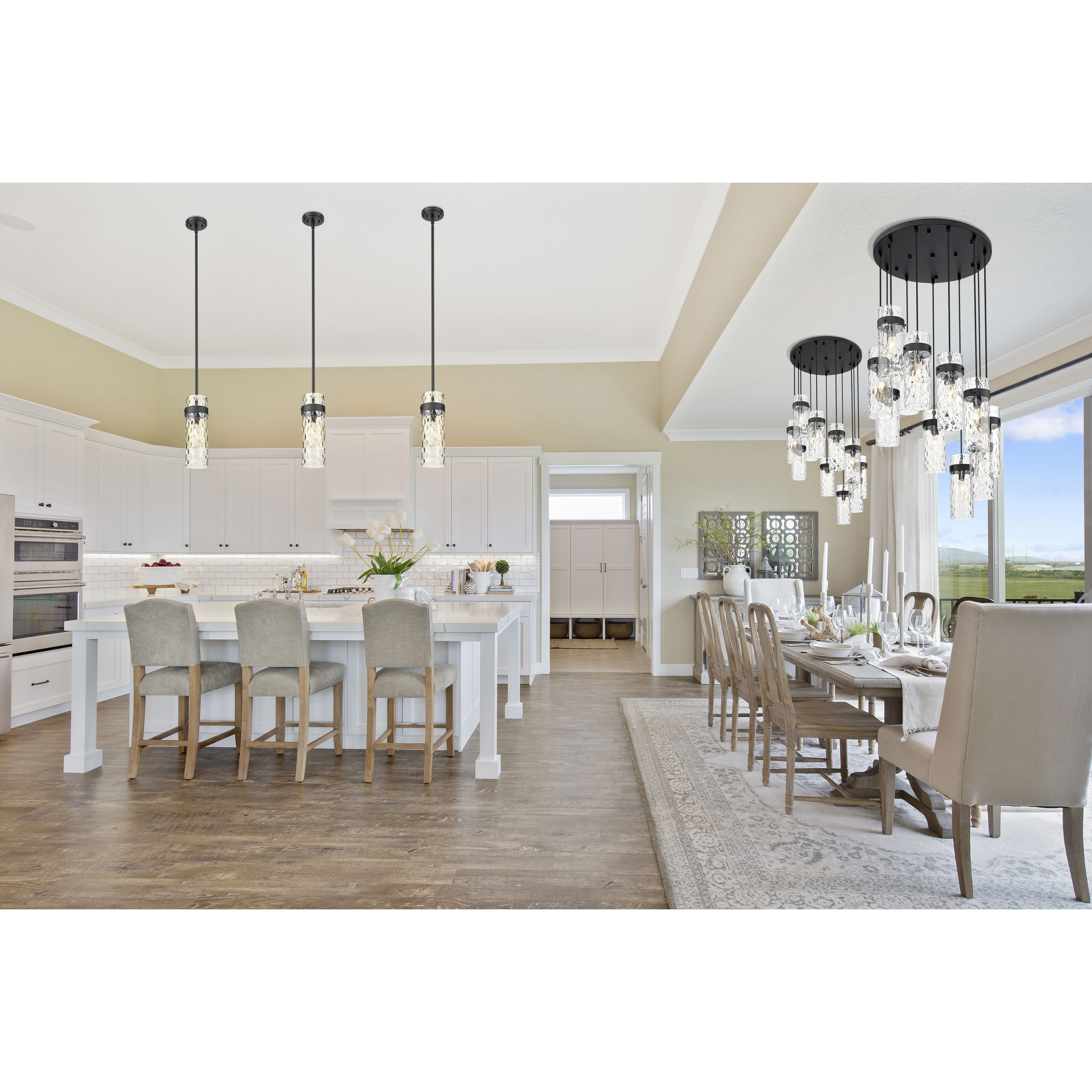 Fontaine 1 Light 5.75 inch Matte Black Pendant Ceiling Light