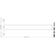 Bronte 3 Light 52.75 inch Matte Black and Rubbed Brass Billiard Light Ceiling Light