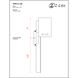 Amador Outdoor Wall Light in Silver