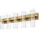 Lawson 5 Light 38 inch Rubbed Brass Vanity Wall Light