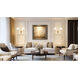 Jisele 2 Light 20 inch Rubbed Brass Wall Sconce Wall Light