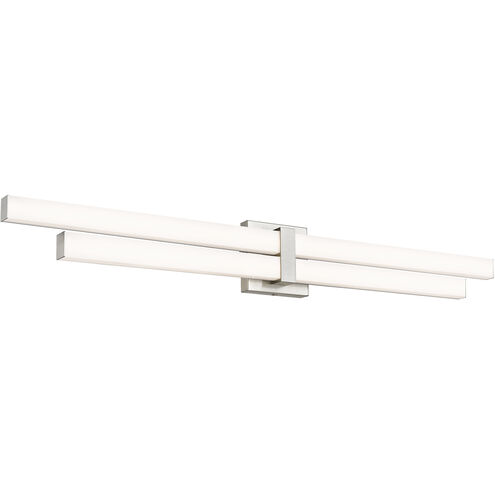 Zane LED 40 inch Brushed Nickel Vanity Wall Light