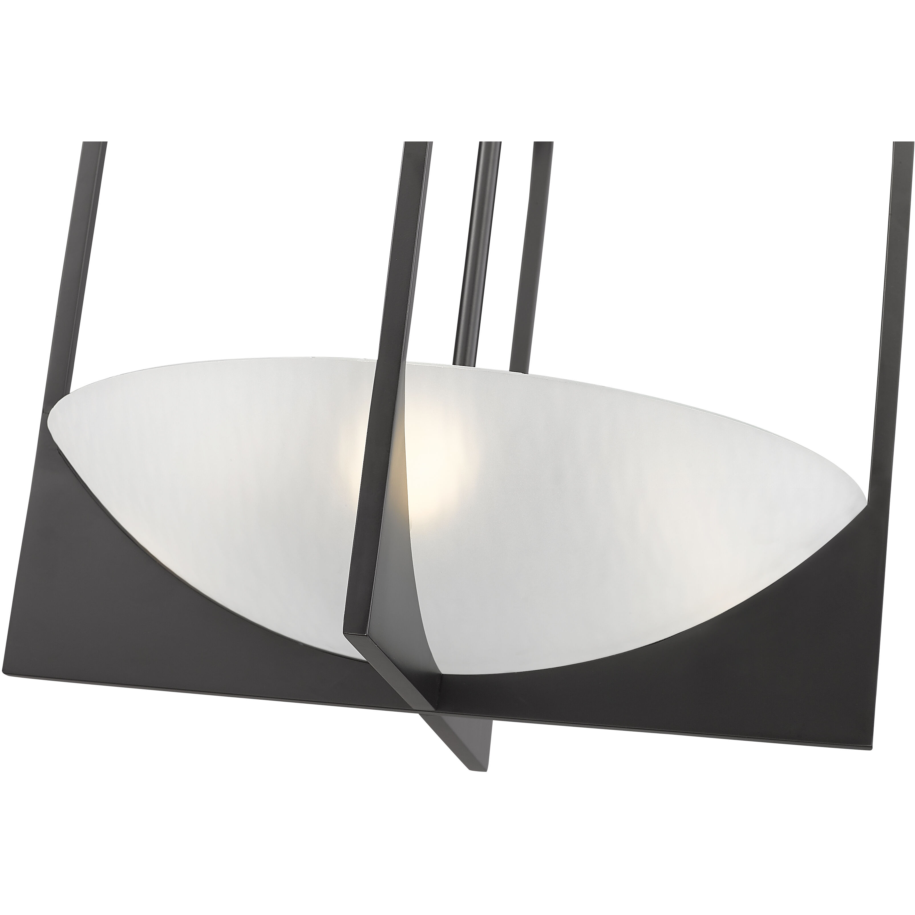 Devon 4 Light 18 inch Matte Black Pendant Ceiling Light