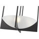 Devon 4 Light 18 inch Matte Black Pendant Ceiling Light