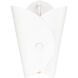 Salone Wall Sconce Wall Light in Matte White, Matte White Outer,  Gold Inner