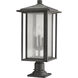 Aspen 3 Light 24.5 inch Oil Rubbed Bronze Outdoor Pier Mounted Fixture