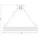 Quinn LED 22 inch Satin Nickel Semi Flush Mount Ceiling Light