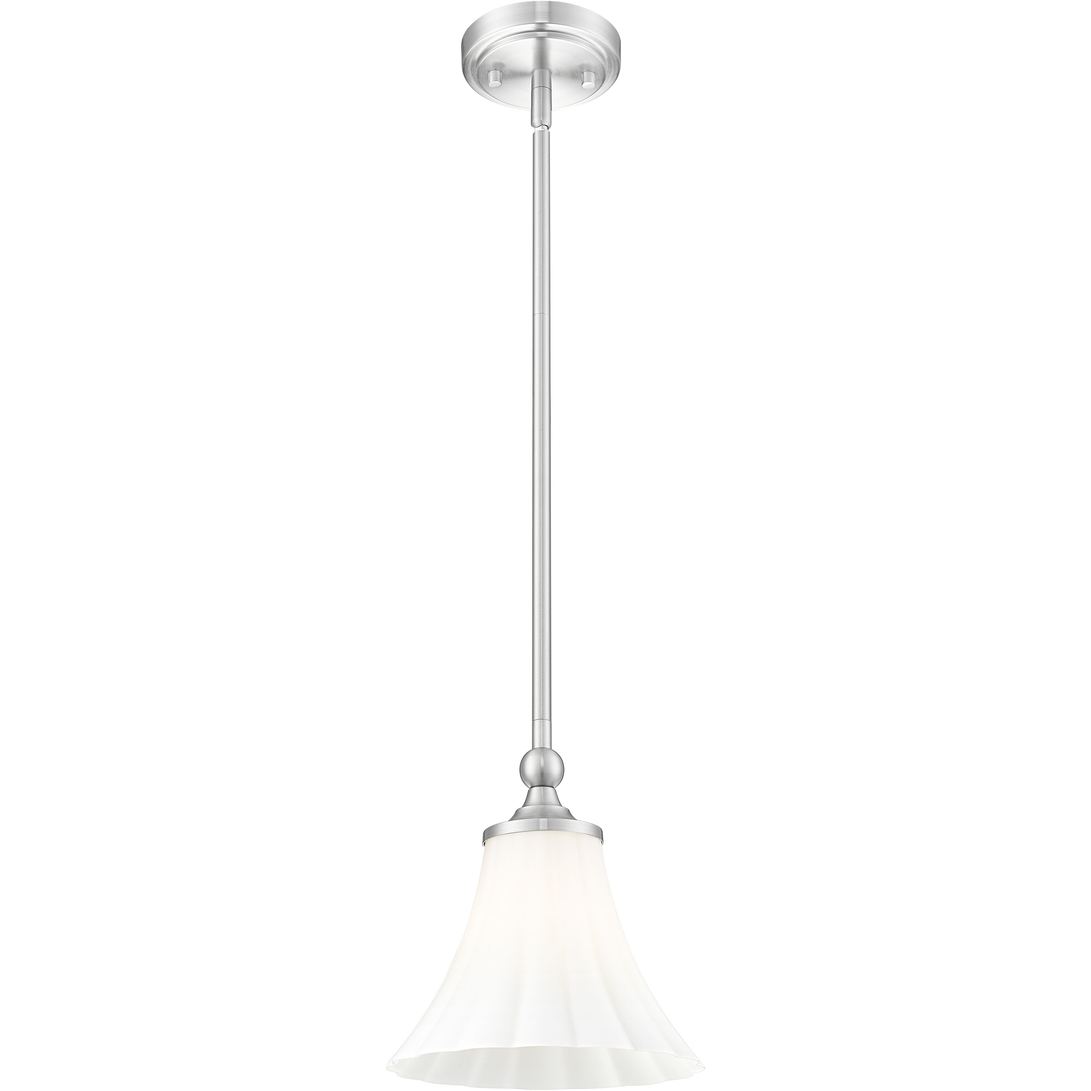 Fleur Pendant Ceiling Light in Brushed Nickel