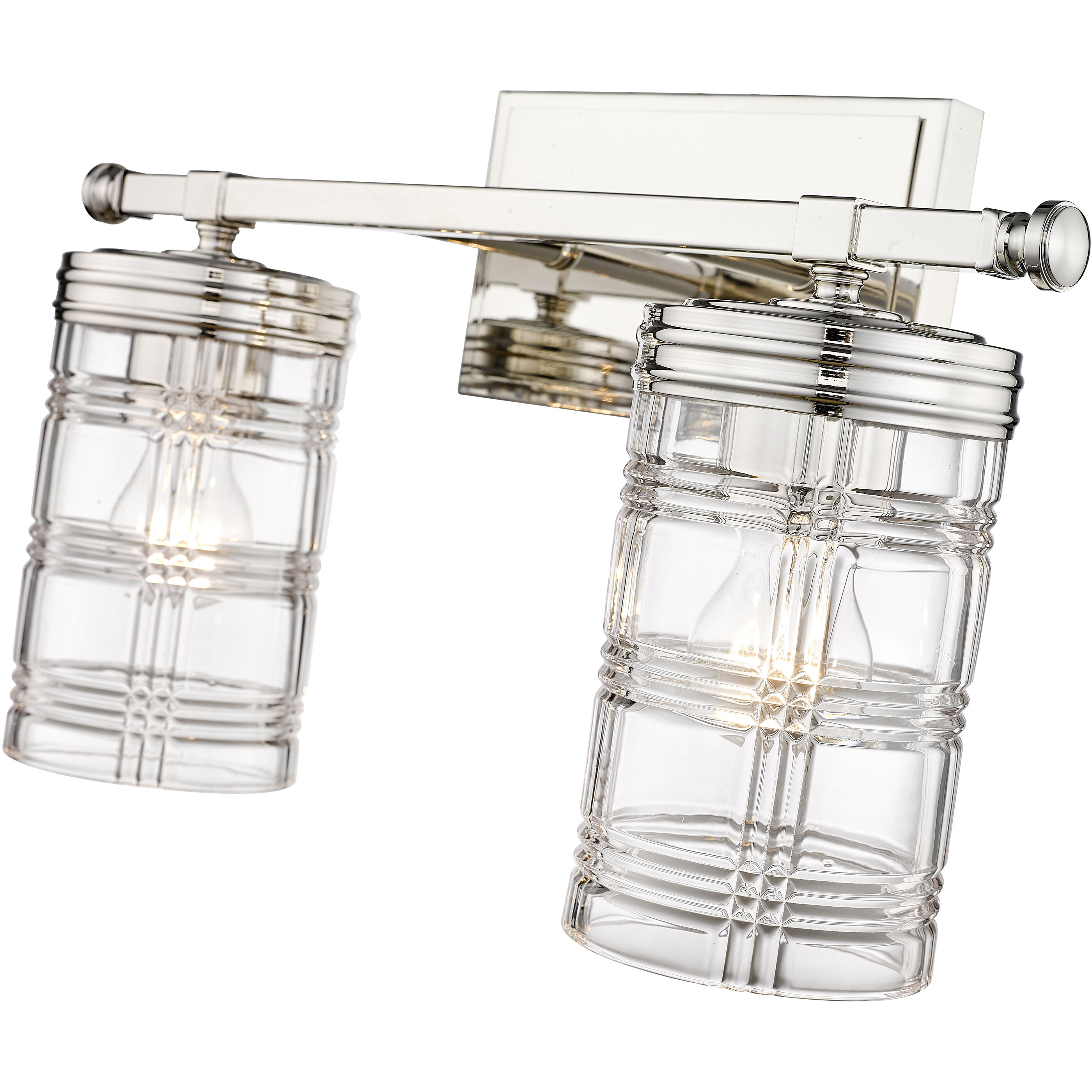 Archer 2 Light 17.75 inch Polished Nickel Vanity Wall Light