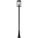 Hartwell 4 Light 116.75 inch Sand Black Outdoor Post Mounted Fixture