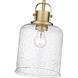 Kinsley 1 Light 8 inch Heirloom Gold Pendant Ceiling Light in Heritage Gold