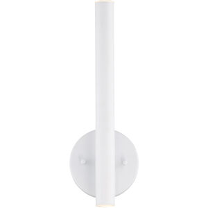Forest LED 3 inch Matte White Wall Sconce Wall Light in Matte White Steel