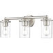 Thayer 3 Light 22.5 inch Brushed Nickel Vanity Wall Light