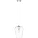 Joliet 1 Light 9 inch Chrome Pendant Ceiling Light