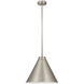 Eaton 1 Light 18 inch Brushed Nickel Pendant Ceiling Light