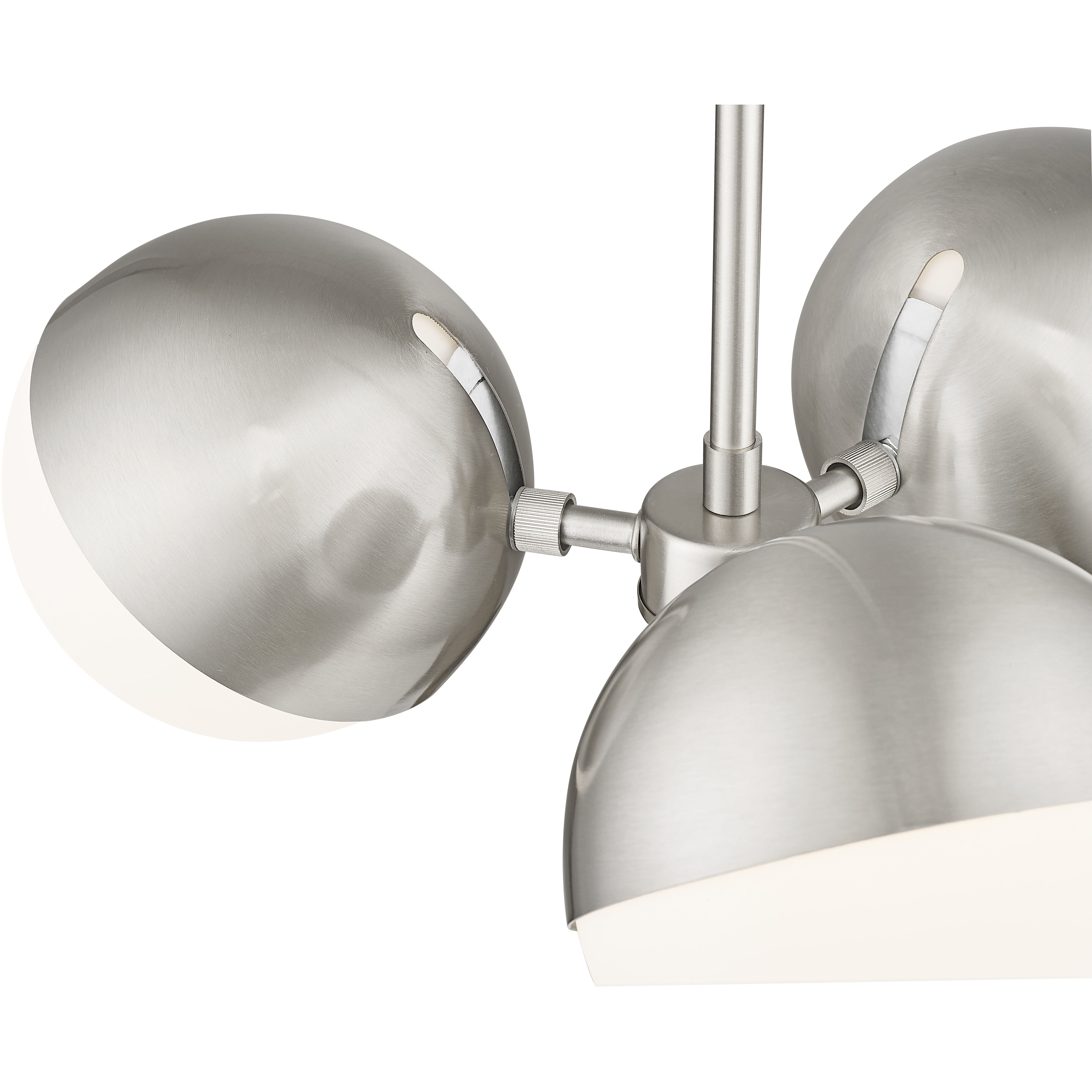 Realm Sphere 3 Light 17.25 inch Brushed Nickel Chandelier Ceiling Light