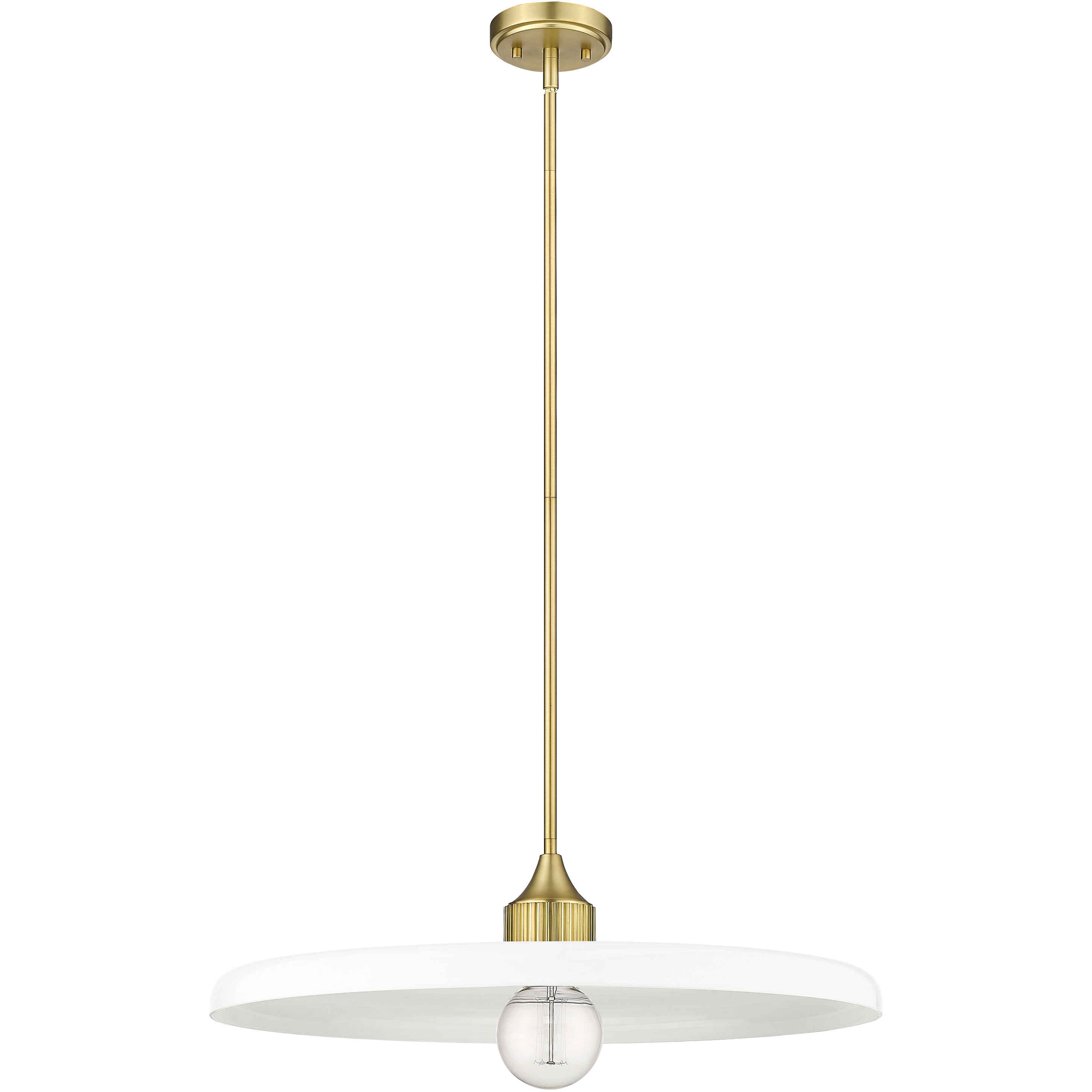 Paloma 1 Light 24 inch Olde Brass Pendant Ceiling Light in Oil Rubbed Bronze