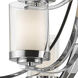 Willow 9 Light 31.25 inch Chrome Chandelier Ceiling Light