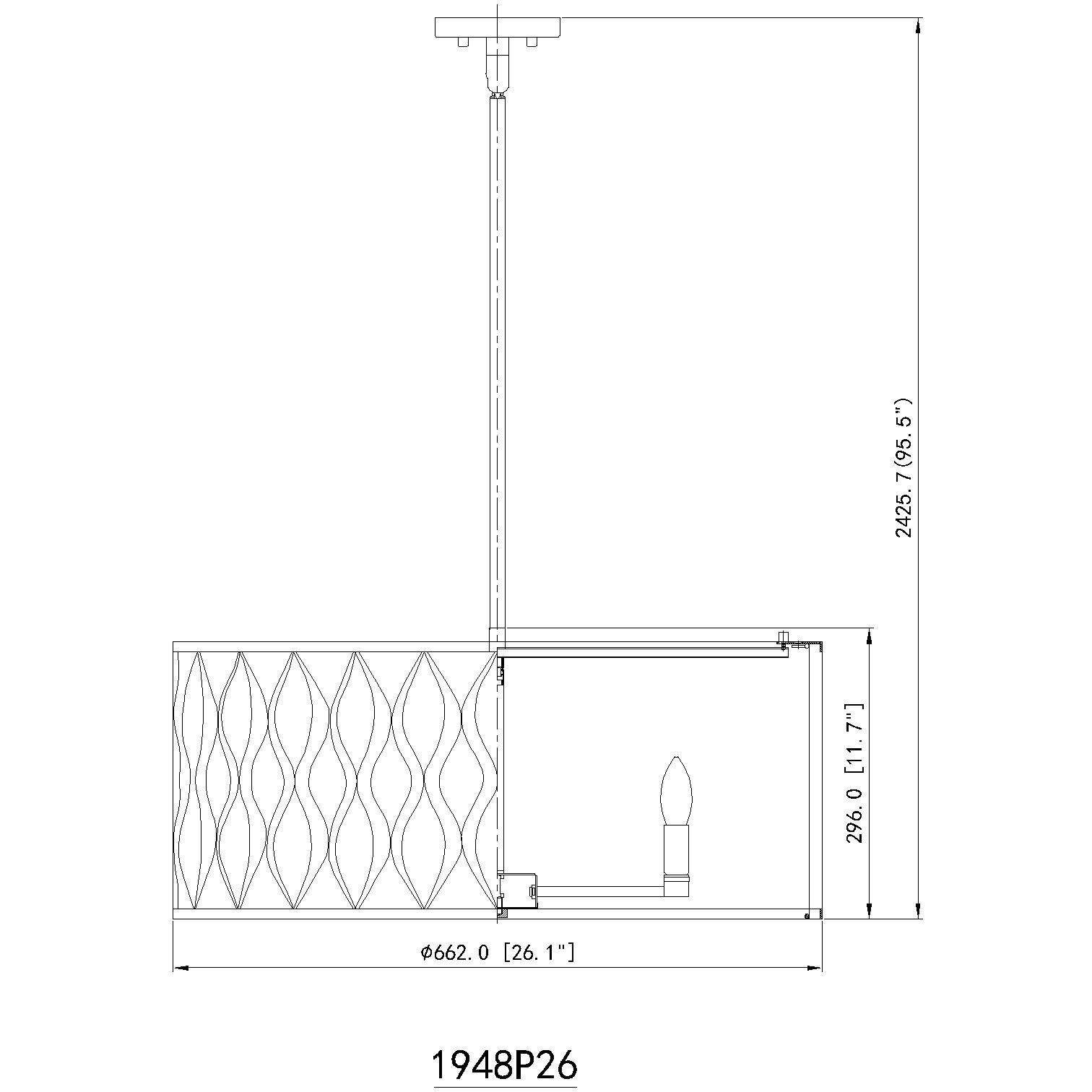 Harden 8 Light 26.25 inch Modern Gold Pendant Ceiling Light