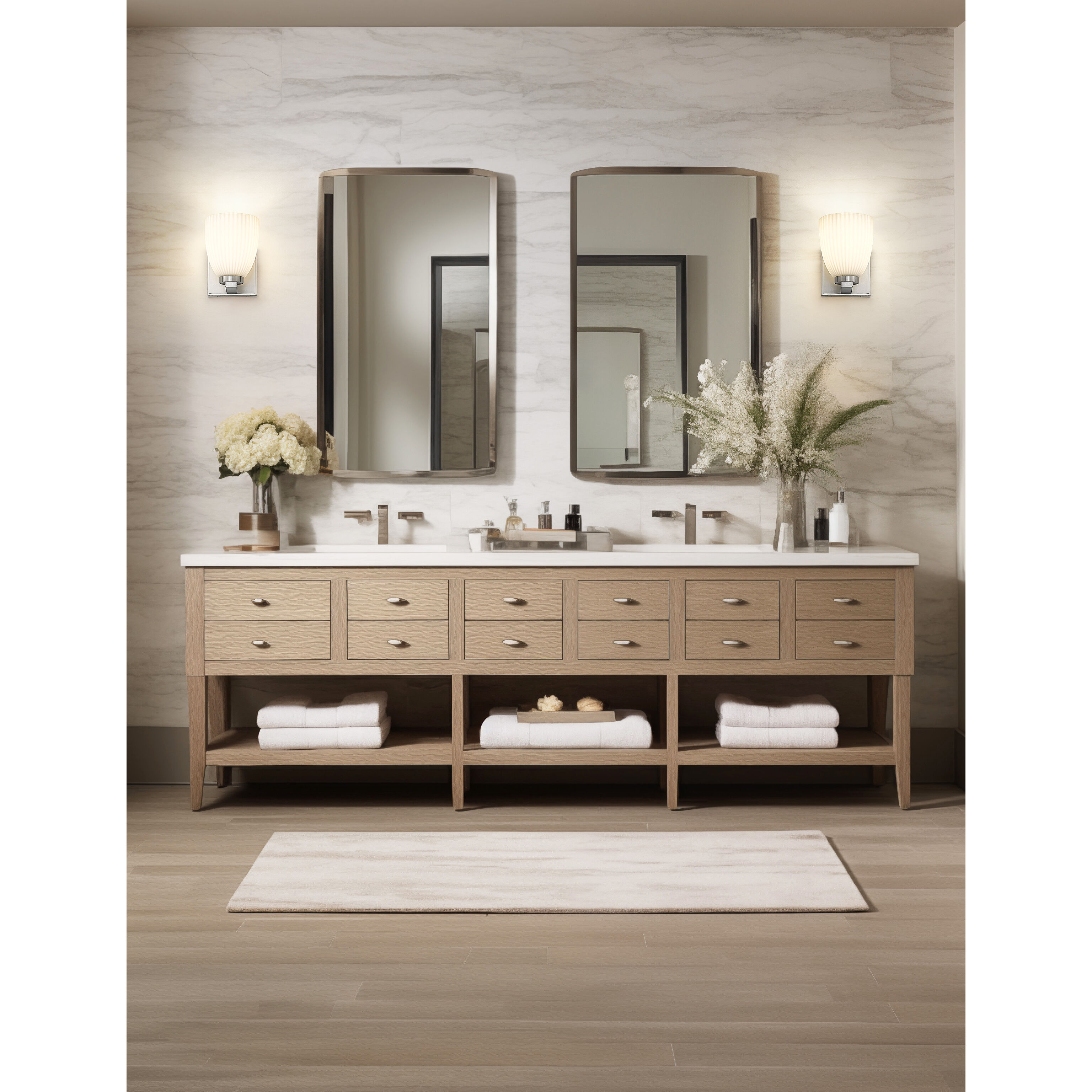 Naya Wall Sconce Wall Light in Brushed Nickel