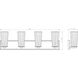 Titus 4 Light 32 inch Brushed Nickel Bath Vanity Light Wall Light