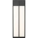 Nyx Outdoor Wall Light in Black, LED