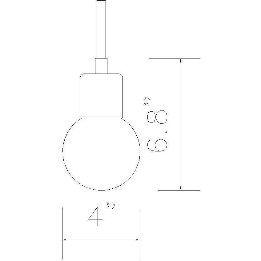 Neutra 1 Light 6 inch Matte Black and Polished Nickel Pendant Ceiling Light