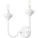 Allistair Wall Sconce Wall Light in Textured White