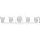 Annalise 5 Light 42 inch Brushed Nickel Vanity Wall Light
