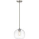 Harmony 1 Light 10 inch Brushed Nickel Pendant Ceiling Light