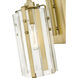 Alverton 1 Light 5.25 inch Rubbed Brass Wall Sconce Wall Light in Rubbed Bronze