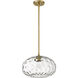Chloe 1 Light 14 inch Olde Brass Pendant Ceiling Light