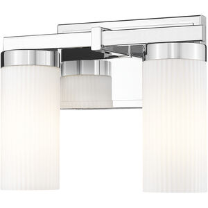 Danica 2 Light 11.75 inch Chrome Bath Vanity Light Wall Light