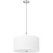 Linden Pendant Ceiling Light in Brushed Nickel